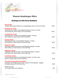 Monats-Hamburger-M&auml;rz